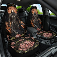 Warrior Skull Car Seat Cover Warriors Are The One Who Always Fight - Wonder Print Shop