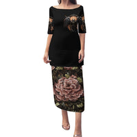 Warrior Skull Family Matching Puletasi and Hawaiian Shirt Warriors Are The One Who Always Fight - Wonder Print Shop