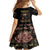 Warrior Skull Family Matching Summer Maxi Dress and Hawaiian Shirt Warriors Are The One Who Always Fight - Wonder Print Shop