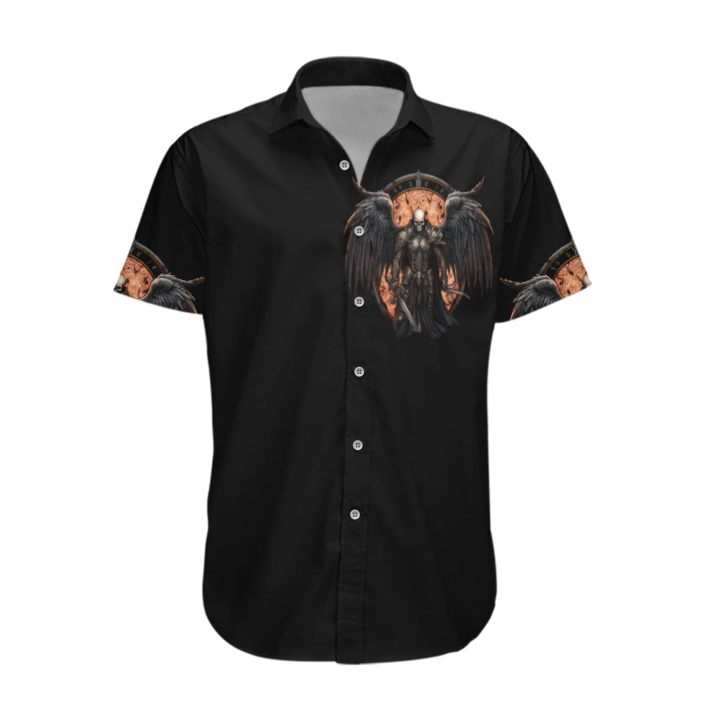 Warrior Skull Hawaiian Shirt Warriors Are The One Who Always Fight - Wonder Print Shop