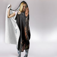 Warrior Skull Hooded Blanket Warriors Are The One Who Always Fight
