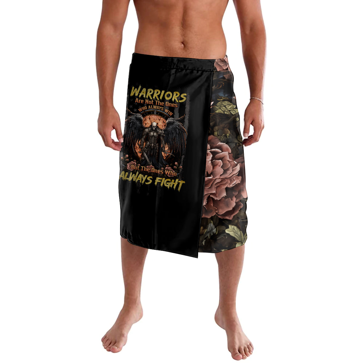 Warrior Skull Lavalava Warriors Are The One Who Always Fight - Wonder Print Shop