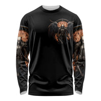 Warrior Skull Long Sleeve Shirt Warriors Are The One Who Always Fight - Wonder Print Shop