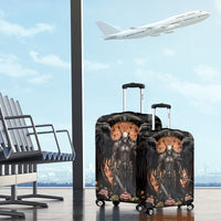 Warrior Skull Luggage Cover Warriors Are The One Who Always Fight - Wonder Print Shop