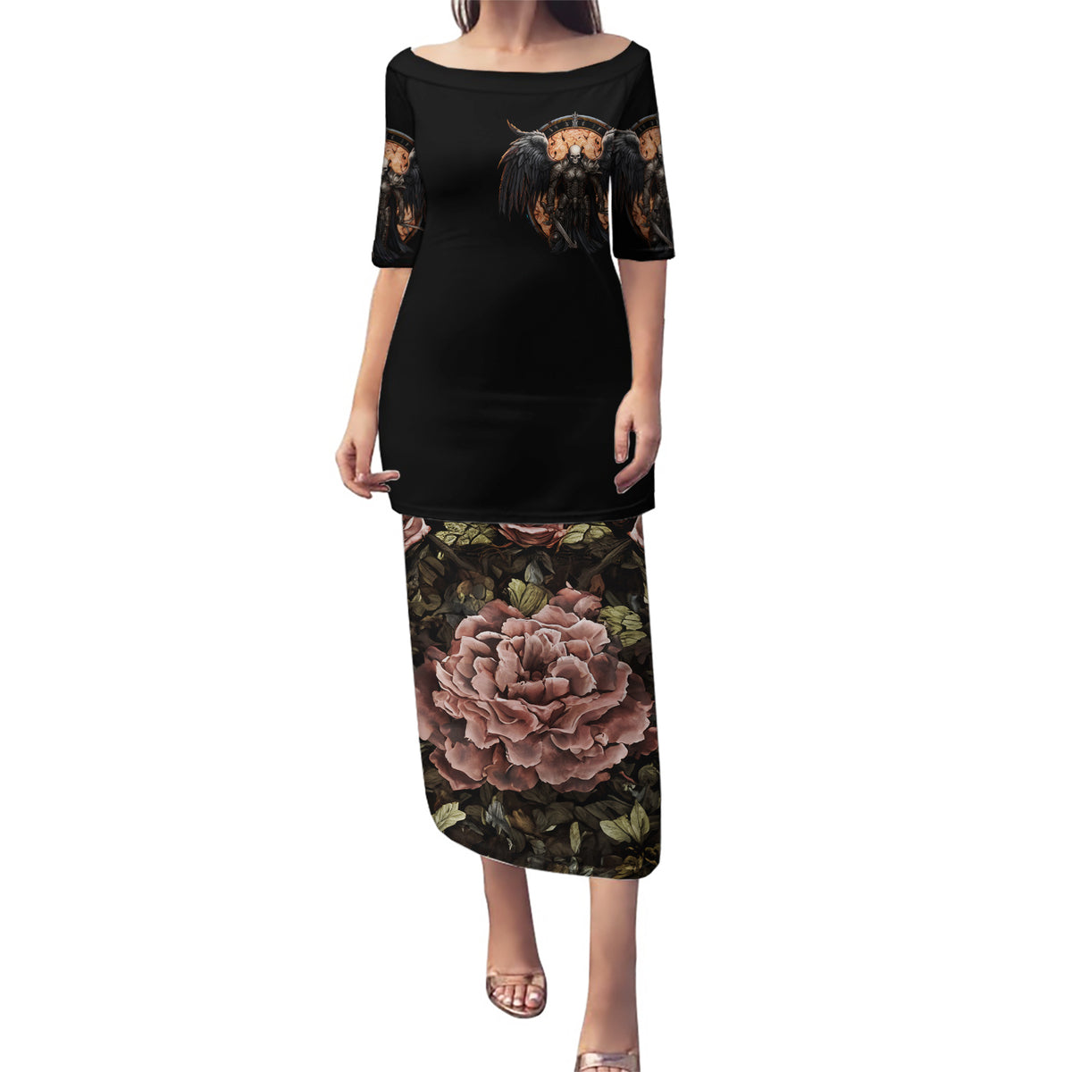 Warrior Skull Puletasi Warriors Are The One Who Always Fight - Wonder Print Shop