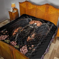 Warrior Skull Quilt Warriors Are The One Who Always Fight - Wonder Print Shop