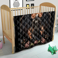 Warrior Skull Quilt Warriors Are The One Who Always Fight - Wonder Print Shop