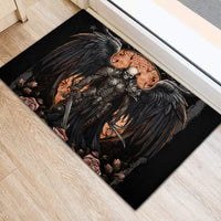 Warrior Skull Rubber Doormat Warriors Are The One Who Always Fight - Wonder Print Shop