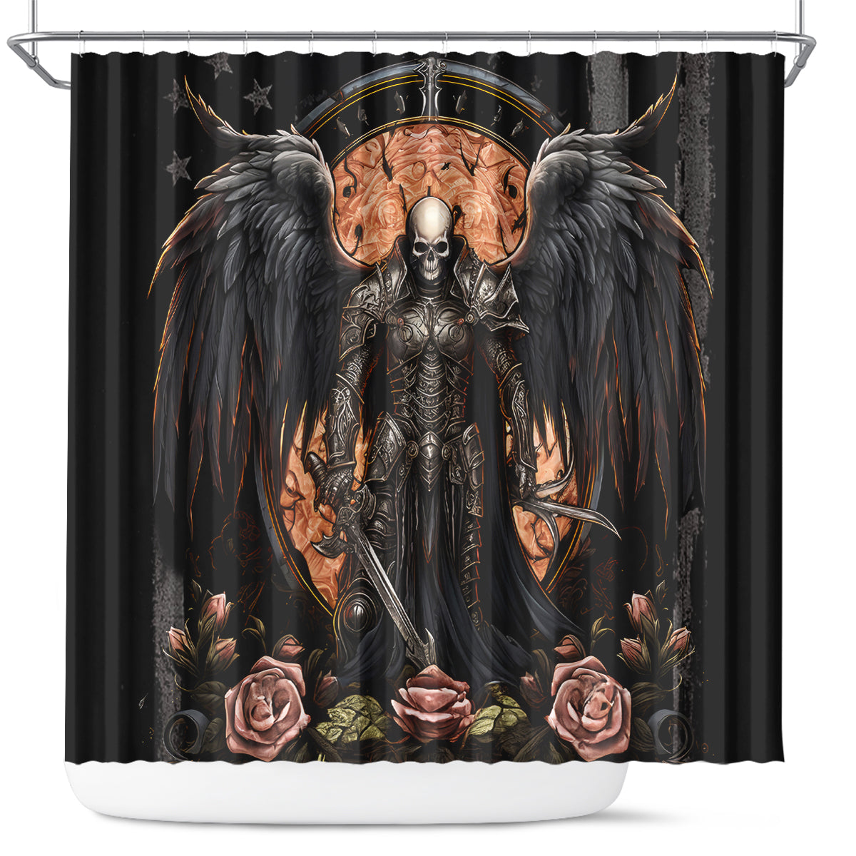 Warrior Skull Shower Curtain Warriors Are The One Who Always Fight
