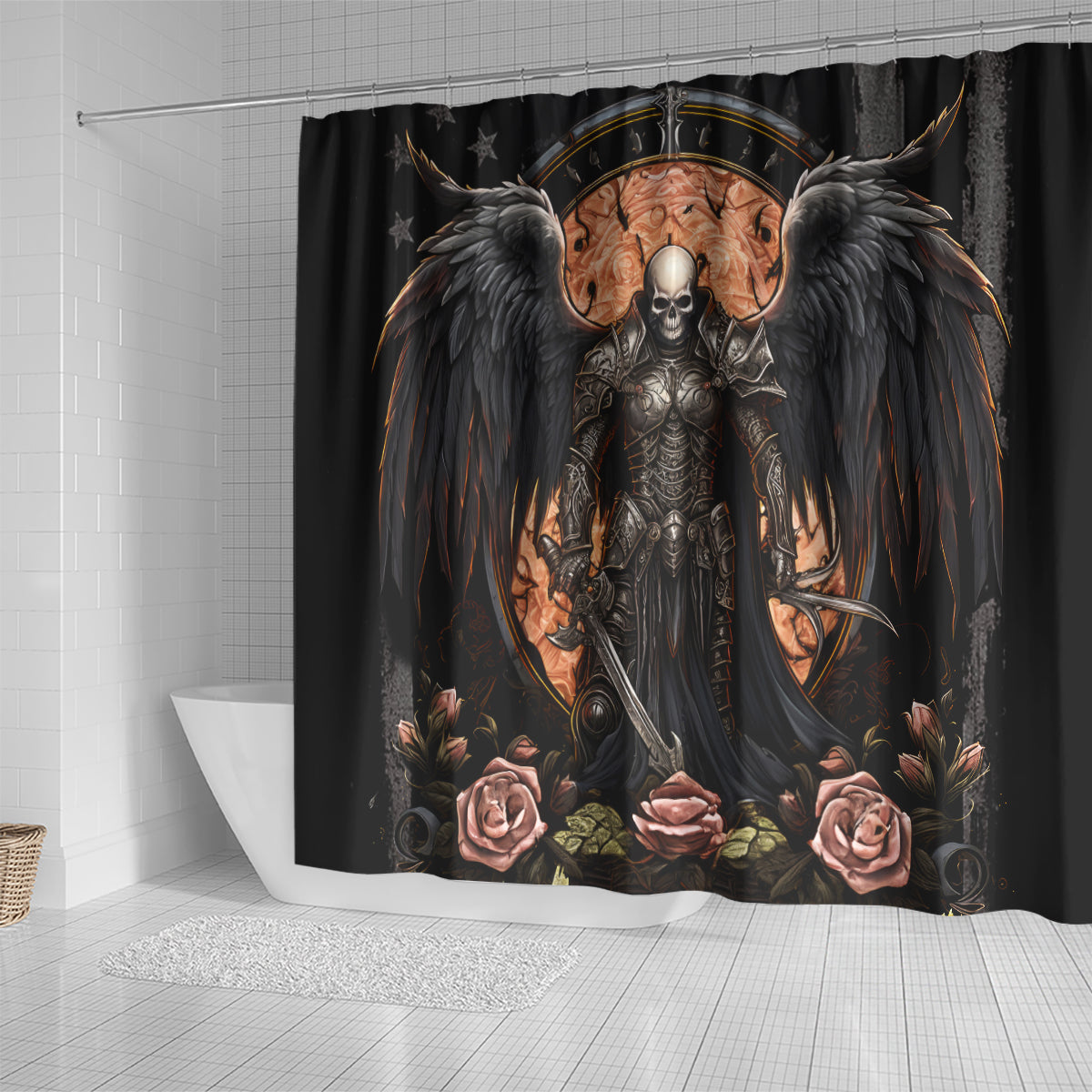 Warrior Skull Shower Curtain Warriors Are The One Who Always Fight