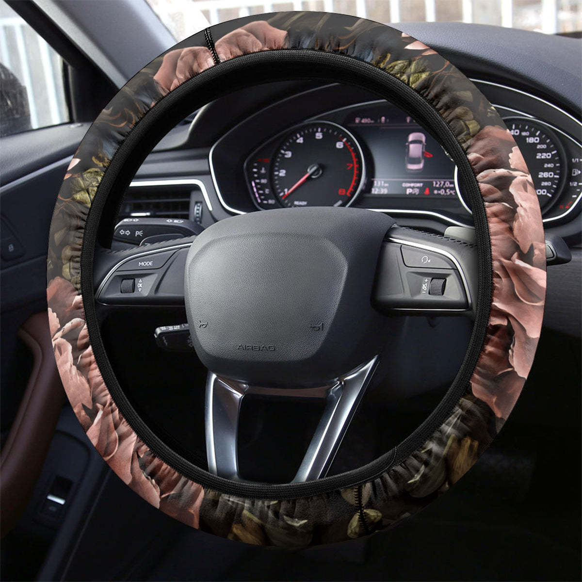 Warrior Skull Steering Wheel Cover Warriors Are The One Who Always Fight - Wonder Print Shop