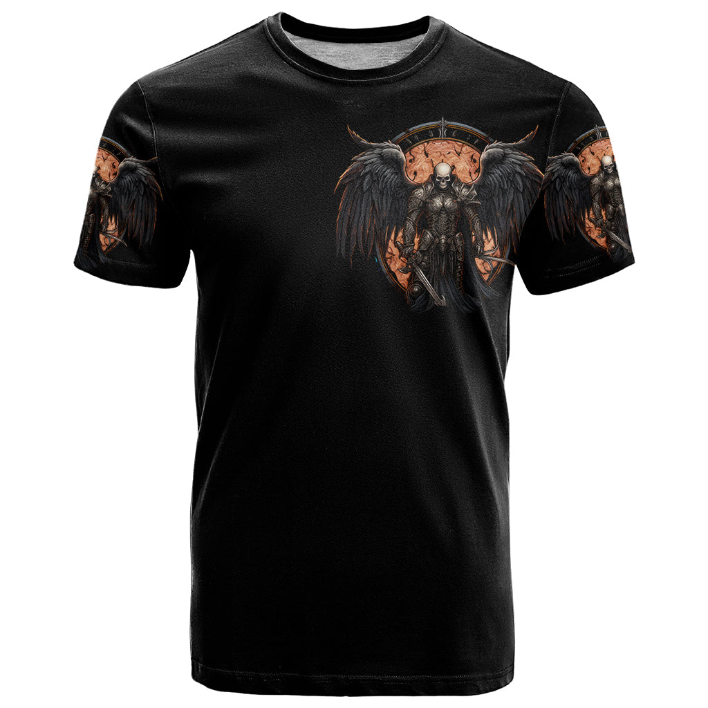 Warrior Skull T Shirt Warriors Are The One Who Always Fight - Wonder Print Shop