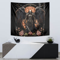 Warrior Skull Tapestry Warriors Are The One Who Always Fight - Wonder Print Shop