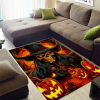 Witch Skull Area Rug Witches With Hitches - Wonder Print Shop