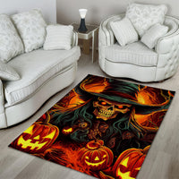 Witch Skull Area Rug Witches With Hitches - Wonder Print Shop