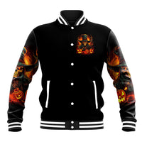 Witch Skull Baseball Jacket Witches With Hitches - Wonder Print Shop