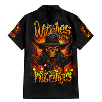 Witch Skull Family Matching Mermaid Dress and Hawaiian Shirt Witches With Hitches - Wonder Print Shop