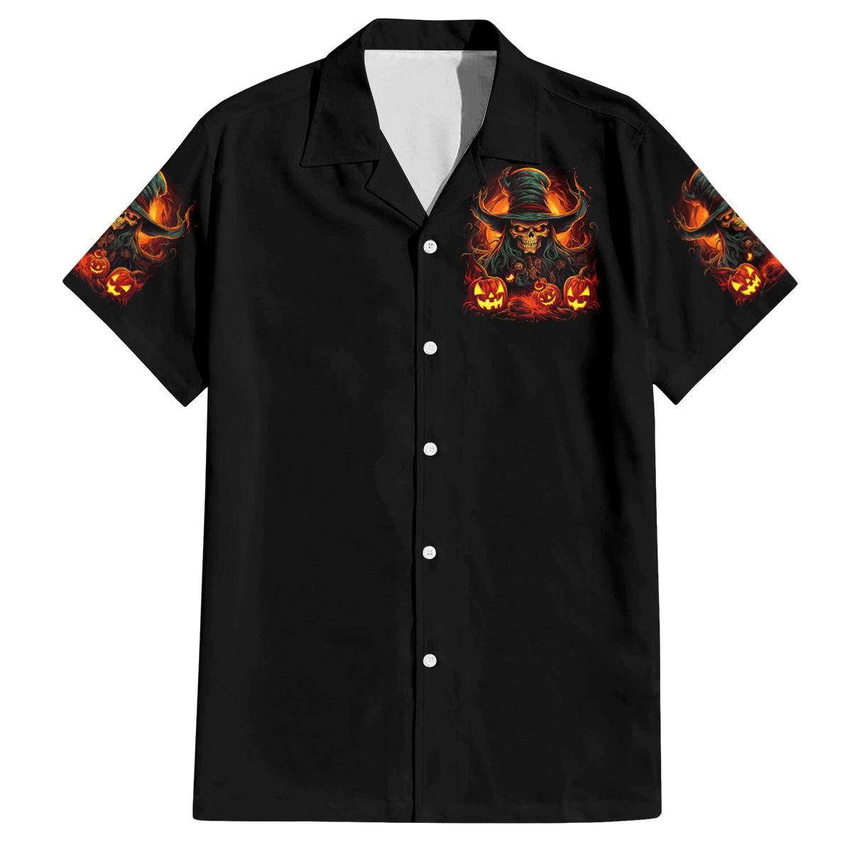 Witch Skull Family Matching Puletasi and Hawaiian Shirt Witches With Hitches - Wonder Print Shop