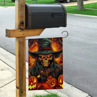 Witch Skull Garden Flag Witches With Hitches - Wonder Print Shop