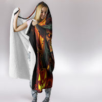 Witch Skull Hooded Blanket Witches With Hitches