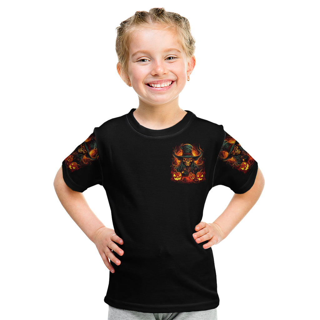Witch Skull Kid T Shirt Witches With Hitches - Wonder Print Shop