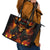 Witch Skull Leather Tote Bag Witches With Hitches - Wonder Print Shop