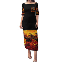 Witch Skull Puletasi Witches With Hitches - Wonder Print Shop