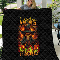 Witch Skull Quilt Witches With Hitches - Wonder Print Shop