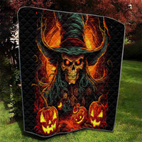Witch Skull Quilt Witches With Hitches - Wonder Print Shop