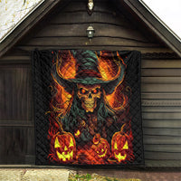 Witch Skull Quilt Witches With Hitches - Wonder Print Shop