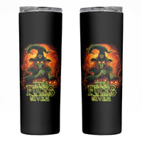 Witch Skull Skinny Tumbler Witches With Hitches - Wonder Print Shop