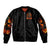 Witch Skull Sleeve Zip Bomber Jacket Witches With Hitches - Wonder Print Shop