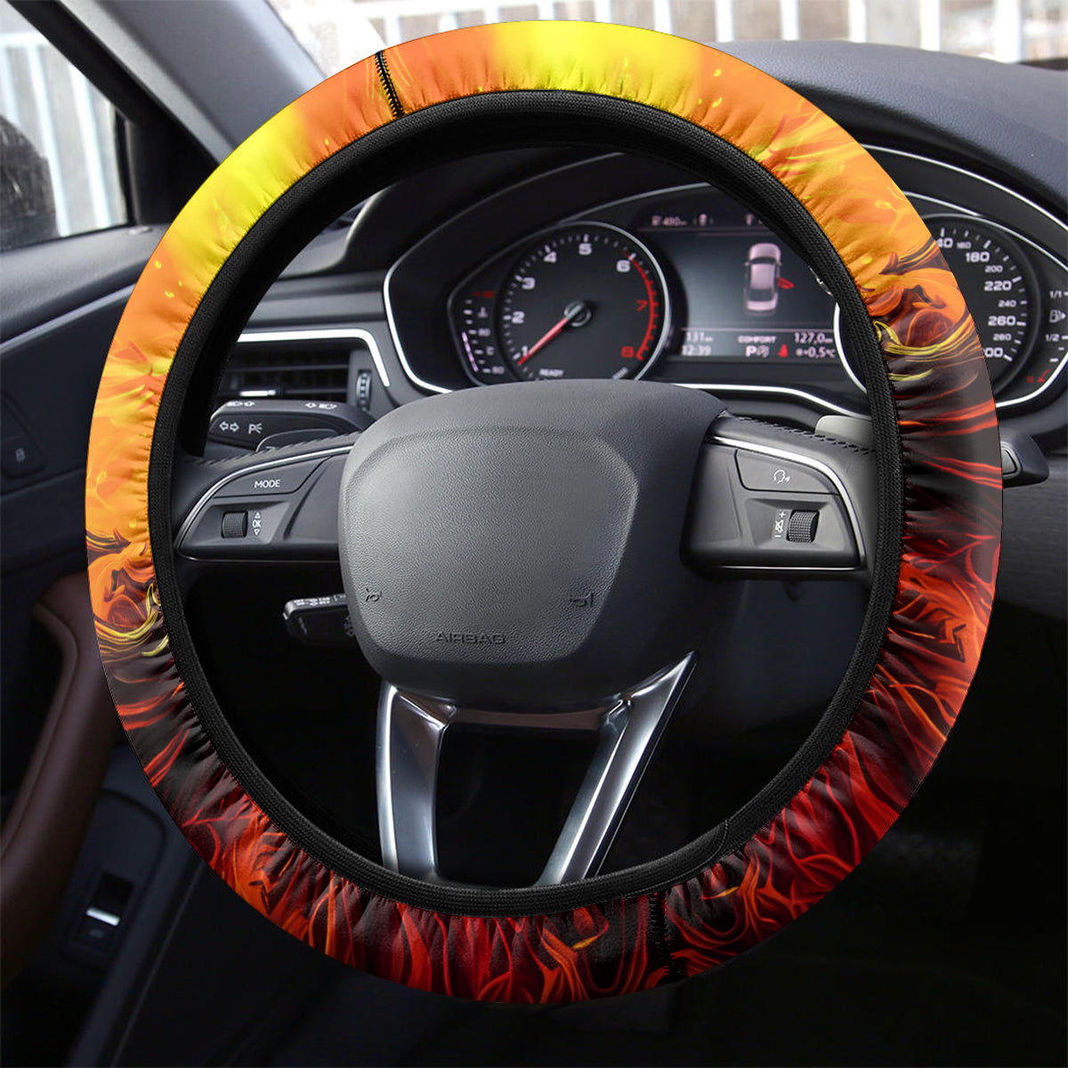 Witch Skull Steering Wheel Cover Witches With Hitches - Wonder Print Shop
