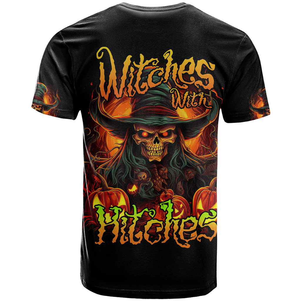 Witch Skull T Shirt Witches With Hitches - Wonder Print Shop