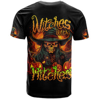 Witch Skull T Shirt Witches With Hitches - Wonder Print Shop