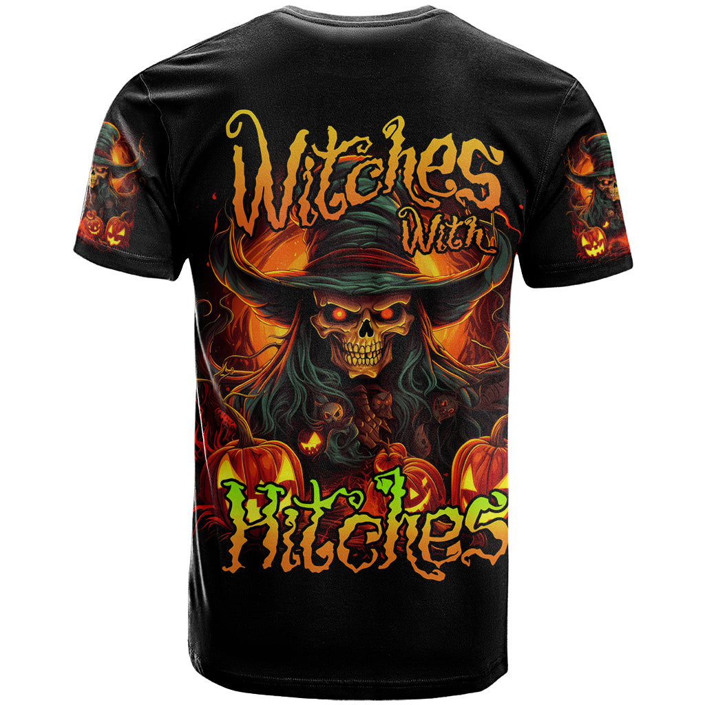 Witch Skull T Shirt Witches With Hitches - Wonder Print Shop