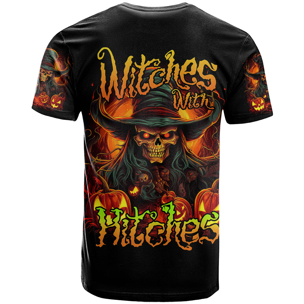 Witch Skull T Shirt Witches With Hitches - Wonder Print Shop