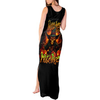 Witch Skull Tank Maxi Dress Witches With Hitches - Wonder Print Shop