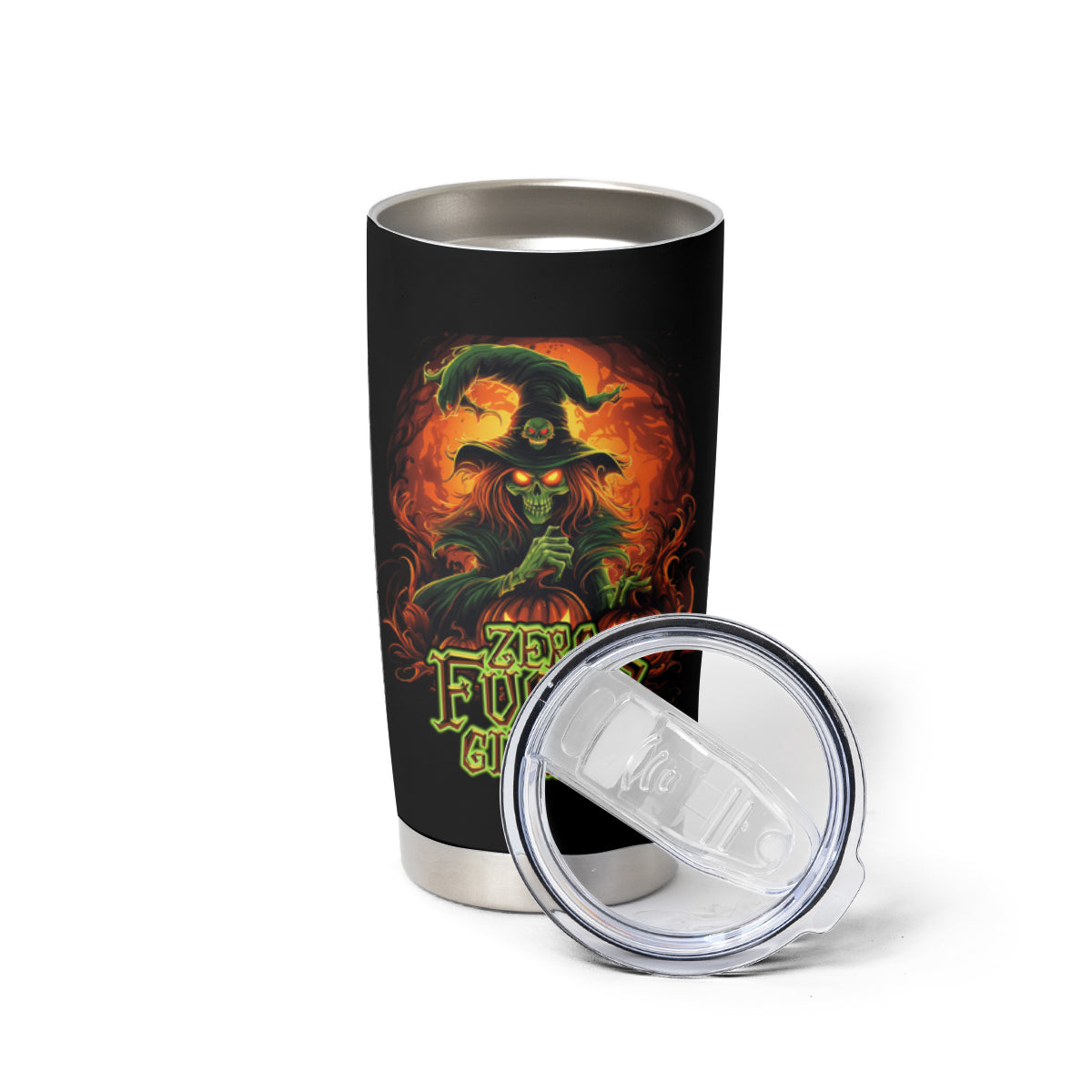Witch Skull Tumbler Cup Witches With Hitches - Wonder Print Shop