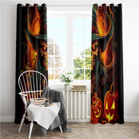 Witch Skull Window Curtain Witches With Hitches - Wonder Print Shop