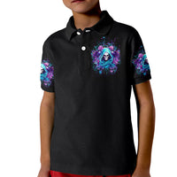 Fairy Skull Kid Polo Shirt Once Upon A Time I Was Sweet And Innocent And Then Shit Happens - Wonder Print Shop