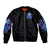 Fairy Skull Sleeve Zip Bomber Jacket Once Upon A Time I Was Sweet And Innocent And Then Shit Happens - Wonder Print Shop