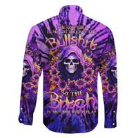 Sunflower Skull Family Matching Off Shoulder Long Sleeve Dress and Hawaiian Shirt The Good Girl In Me Got Tired Of The Bullshit - Wonder Print Shop