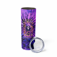 Sunflower Skull Skinny Tumbler The Good Girl In Me Got Tired Of The Bullshit - Wonder Print Shop