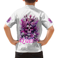 Rose Skull Hawaiian Shirt Queen Skull - Wonder Print Shop