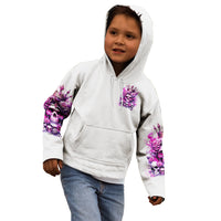 Rose Skull Kid Hoodie Queen Skull - Wonder Print Shop