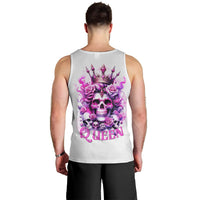 Rose Skull Men Tank Top Queen Skull - Wonder Print Shop