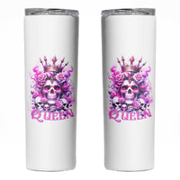 Rose Skull Skinny Tumbler Queen Skull - Wonder Print Shop