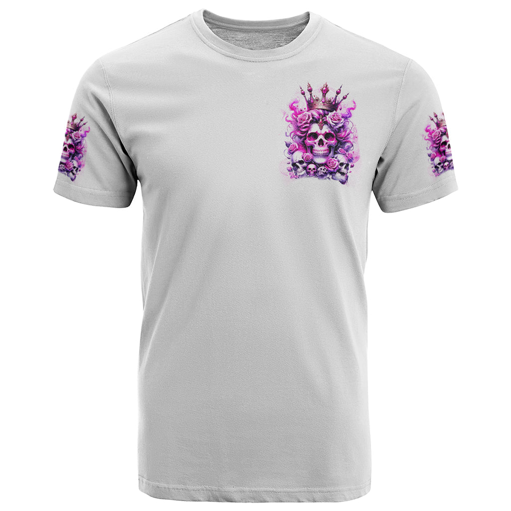 Rose Skull T Shirt Queen Skull - Wonder Print Shop