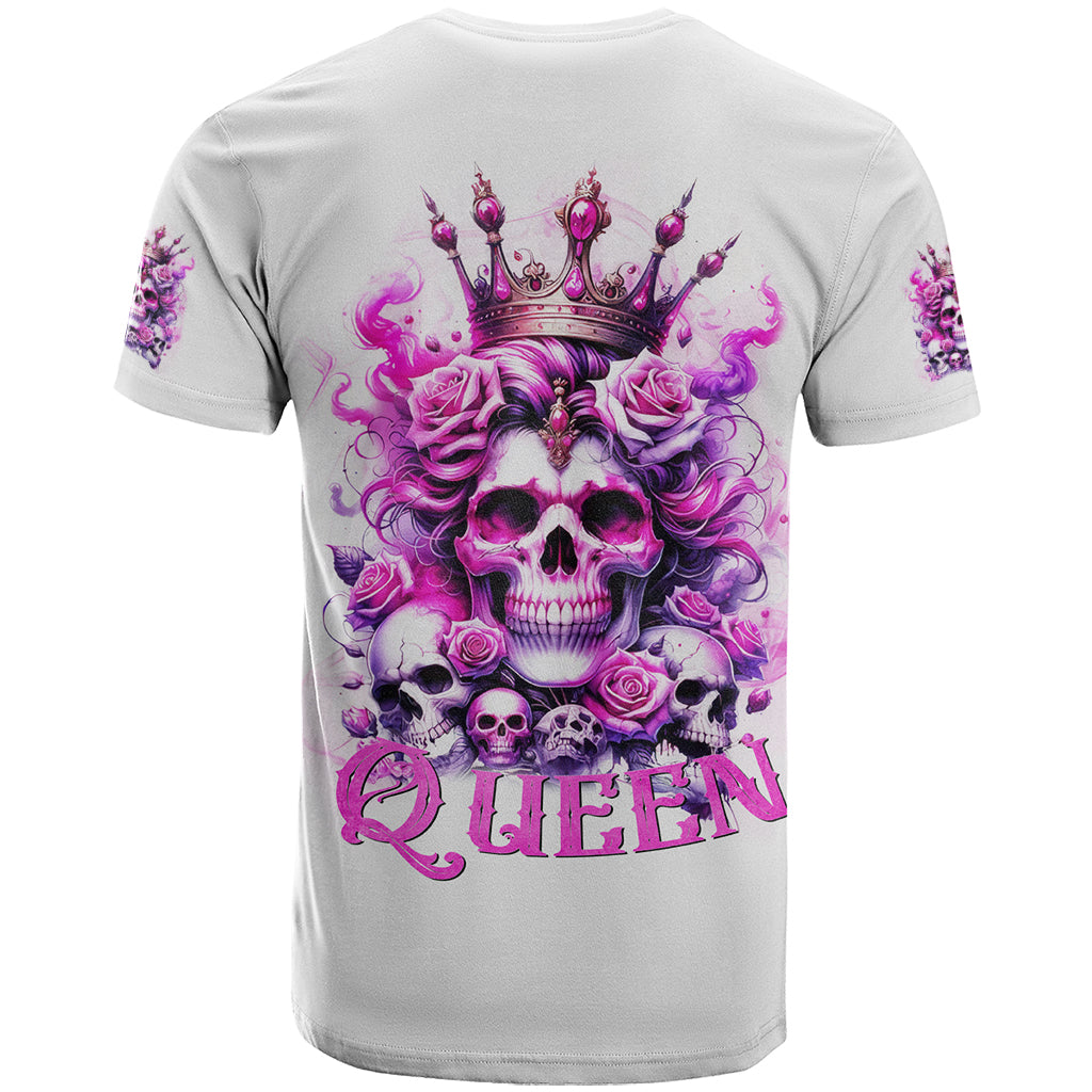Rose Skull T Shirt Queen Skull - Wonder Print Shop
